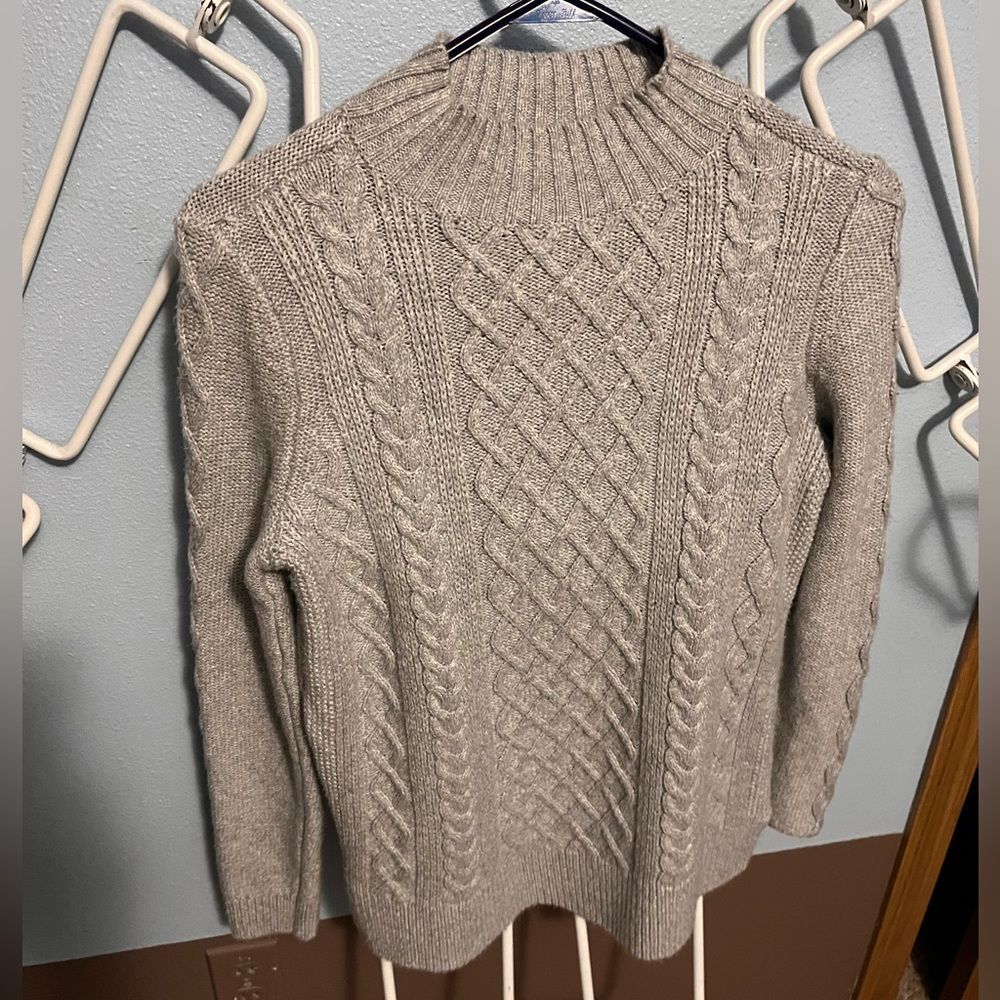 Croft & Barrow ladies cable knit sweater size small petite ps